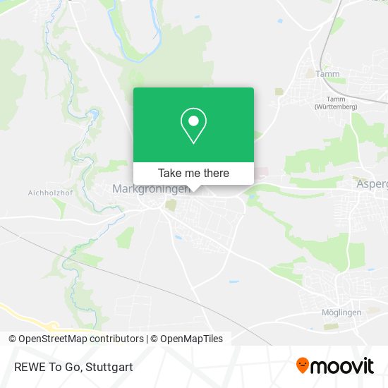 REWE To Go map