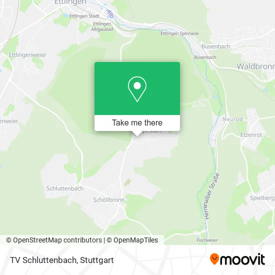 Карта TV Schluttenbach