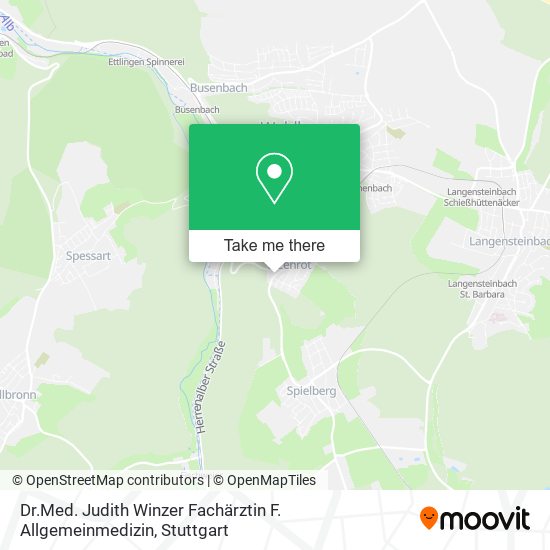 Dr.Med. Judith Winzer Fachärztin F. Allgemeinmedizin map