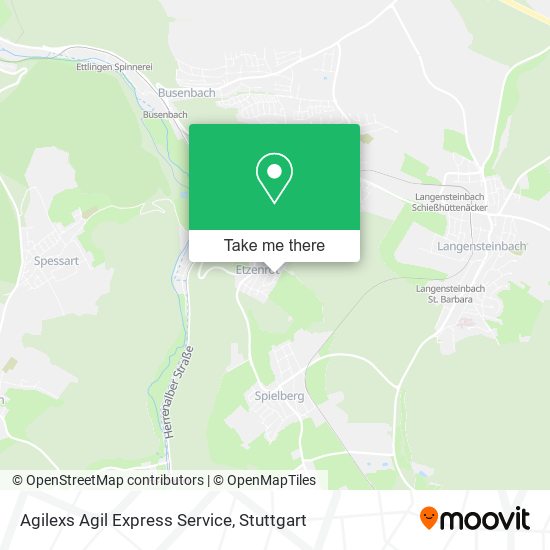 Agilexs Agil Express Service map