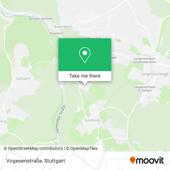 Карта Vogesenstraße