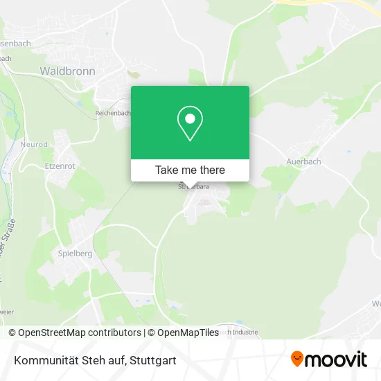 Карта Kommunität Steh auf