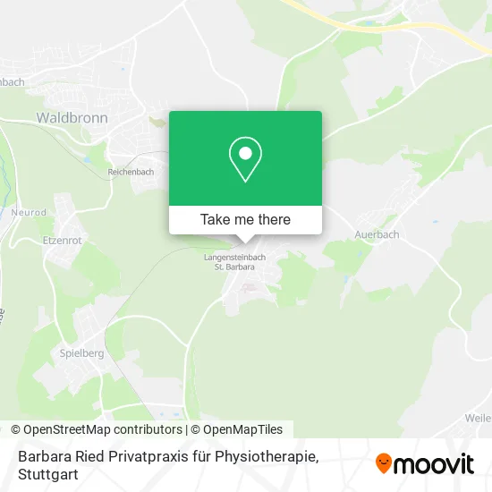 Карта Barbara Ried Privatpraxis für Physiotherapie