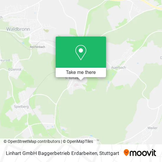 Карта Linhart GmbH Baggerbetrieb Erdarbeiten