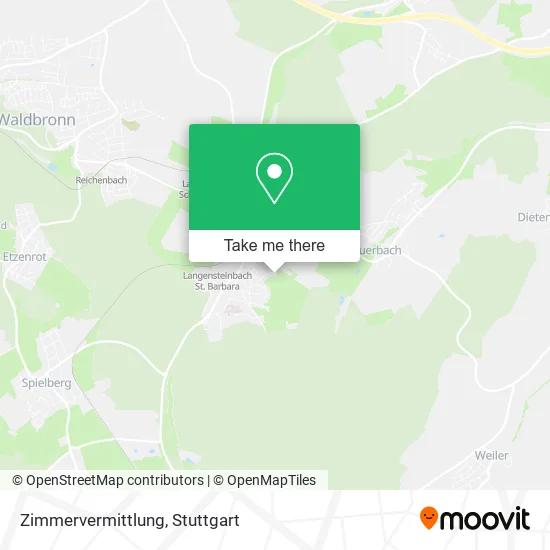 Карта Zimmervermittlung