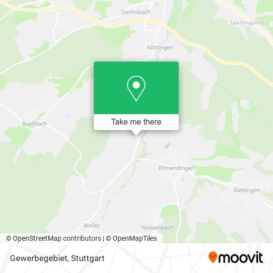 Gewerbegebiet map