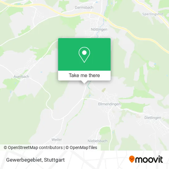 Карта Gewerbegebiet