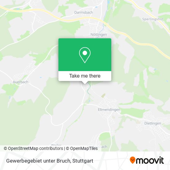 Gewerbegebiet unter Bruch map