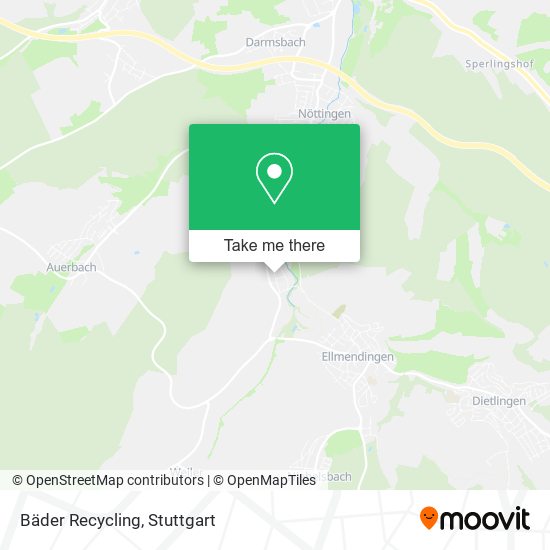 Карта Bäder Recycling