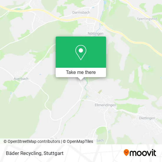 Карта Bäder Recycling