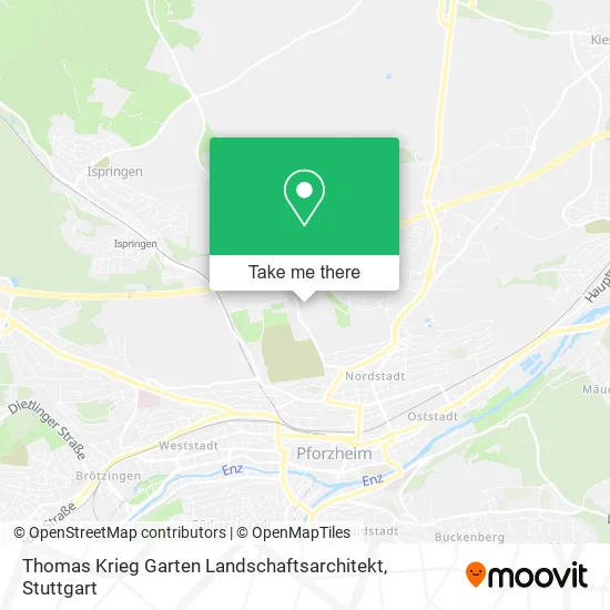 Карта Thomas Krieg Garten Landschaftsarchitekt