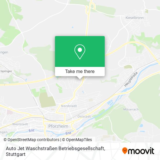 Карта Auto Jet Waschstraßen Betriebsgesellschaft