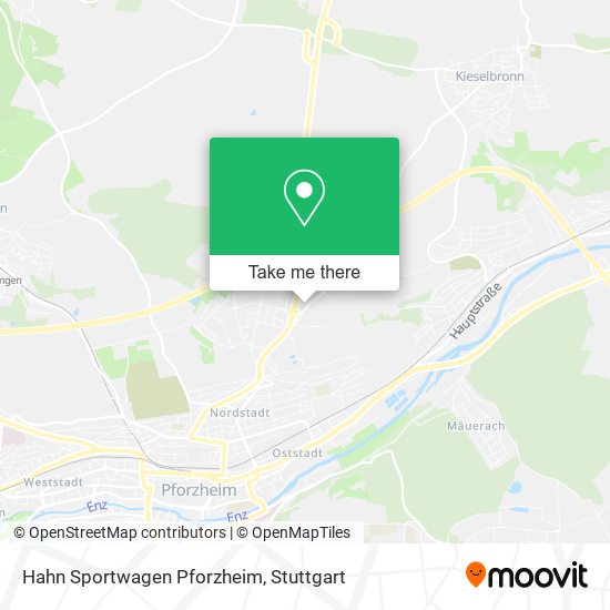 Карта Hahn Sportwagen Pforzheim