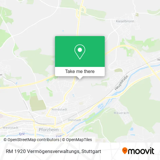 Карта RM 1920 Vermögensverwaltungs