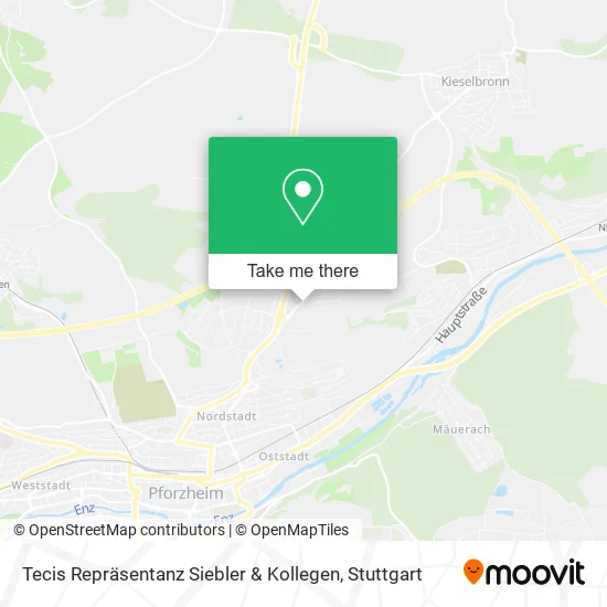 Карта Tecis Repräsentanz Siebler & Kollegen
