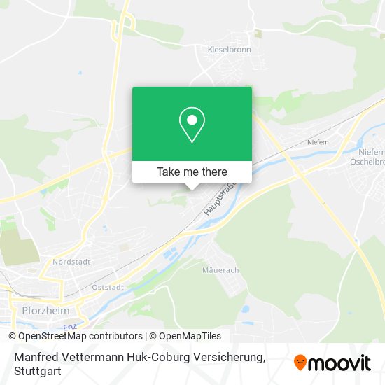 Manfred Vettermann Huk-Coburg Versicherung map