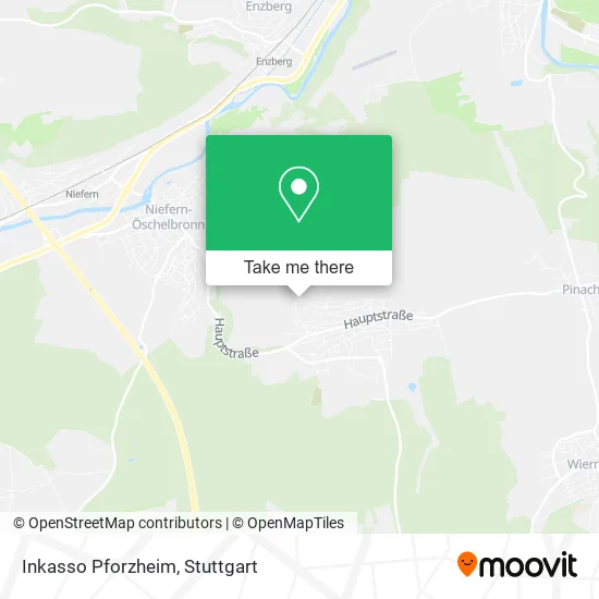 Карта Inkasso Pforzheim