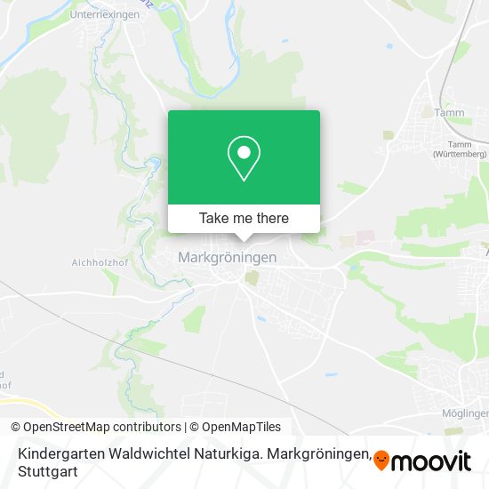 Карта Kindergarten Waldwichtel Naturkiga. Markgröningen