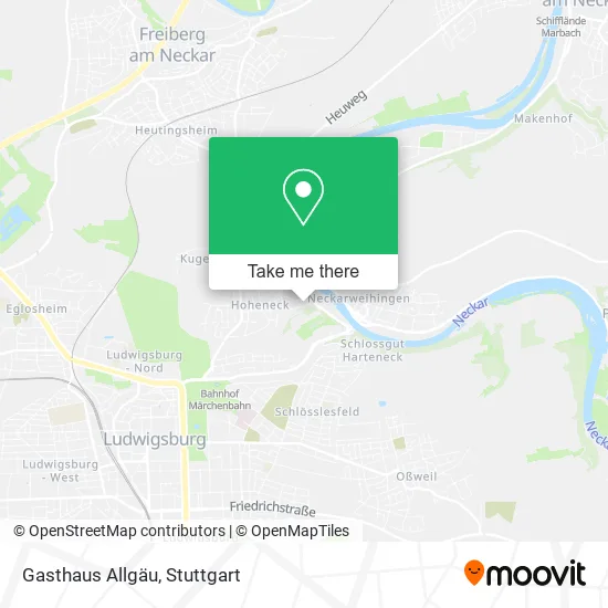 Карта Gasthaus Allgäu