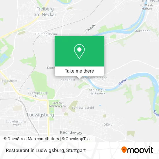 Карта Restaurant in Ludwigsburg