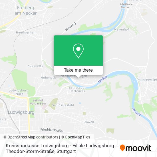 Kreissparkasse Ludwigsburg - Filiale Ludwigsburg Theodor-Storm-Straße map