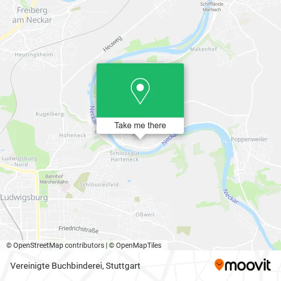 Карта Vereinigte Buchbinderei