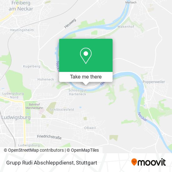 Grupp Rudi Abschleppdienst map