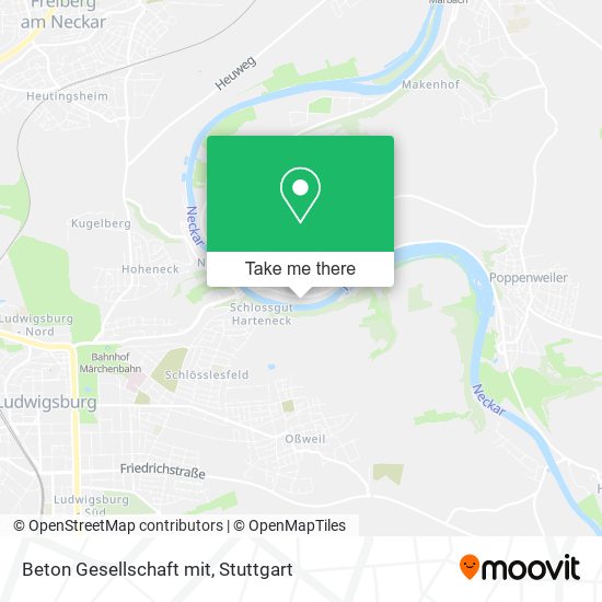 Beton Gesellschaft mit map