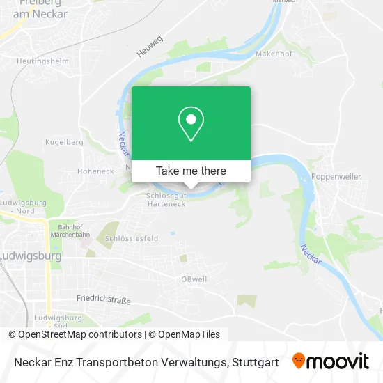 Карта Neckar Enz Transportbeton Verwaltungs