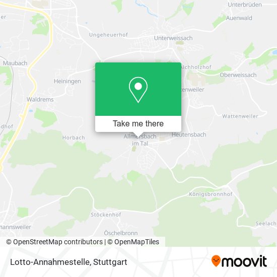 Lotto-Annahmestelle map