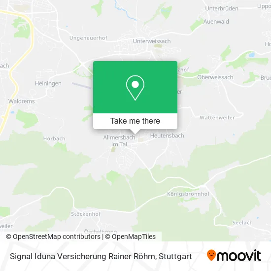 Карта Signal Iduna Versicherung Rainer Röhm