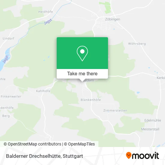Карта Balderner Drechselhütte