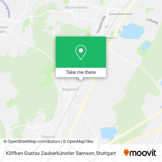 Карта Kliffken Gustav Zauberkünstler Samson
