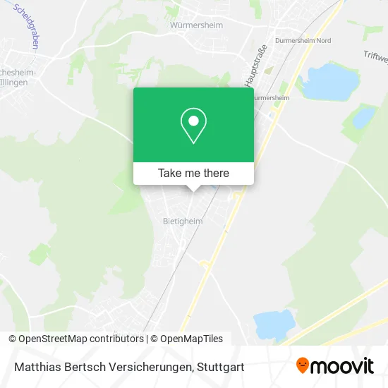 Карта Matthias Bertsch Versicherungen