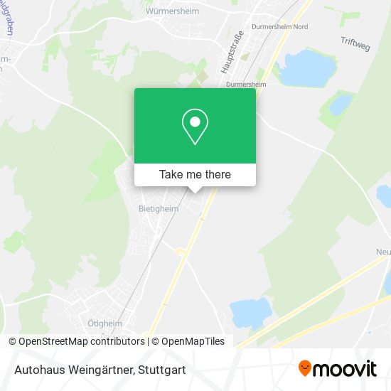 Autohaus Weingärtner map