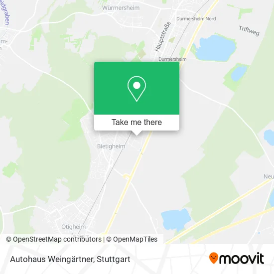 Карта Autohaus Weingärtner