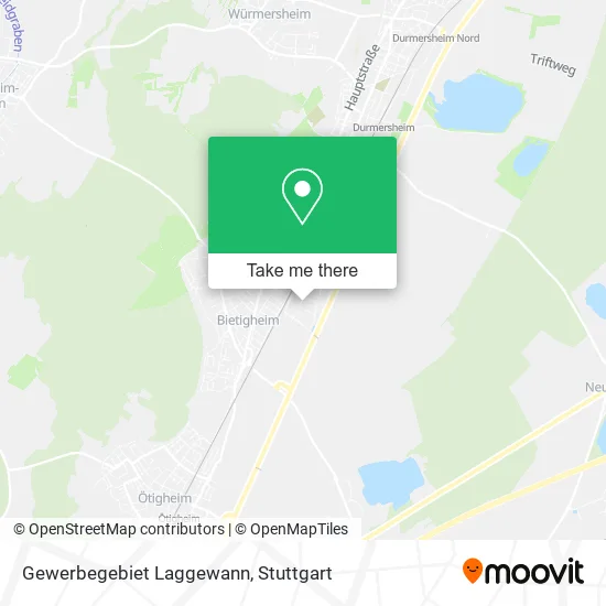 Карта Gewerbegebiet Laggewann