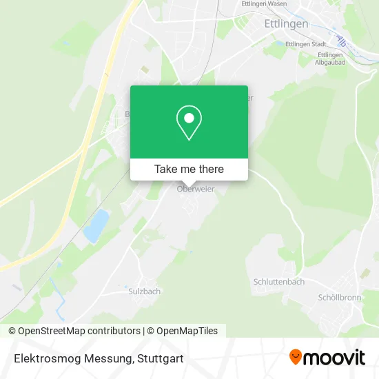 Карта Elektrosmog Messung