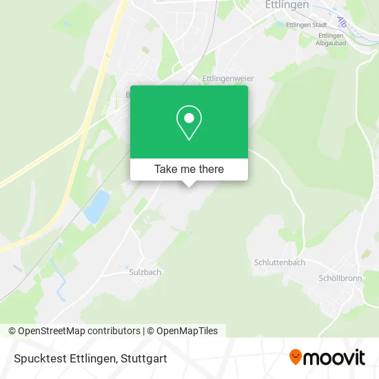 Карта Spucktest Ettlingen