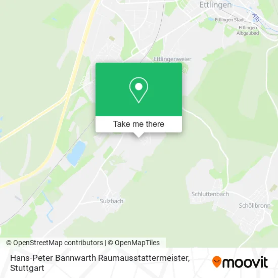 Карта Hans-Peter Bannwarth Raumausstattermeister