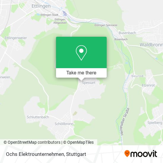 Карта Ochs Elektrounternehmen