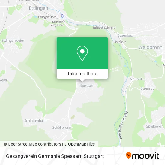Карта Gesangverein Germania Spessart