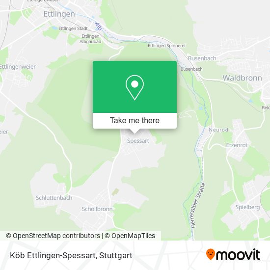 Карта Köb Ettlingen-Spessart