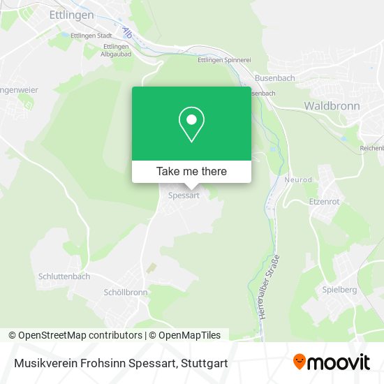 Musikverein Frohsinn Spessart map