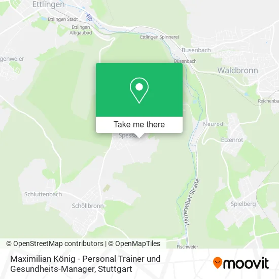 Карта Maximilian König - Personal Trainer und Gesundheits-Manager