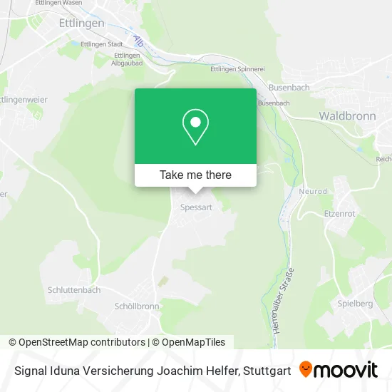 Карта Signal Iduna Versicherung Joachim Helfer