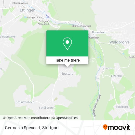 Карта Germania Spessart