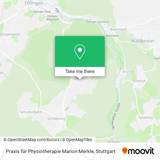 Карта Praxis für Physiotherapie Marion Merkle