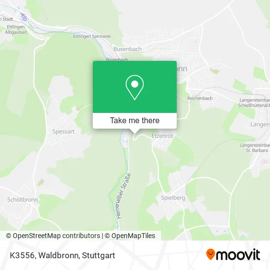 Карта K3556, Waldbronn