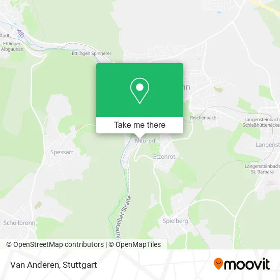 Карта Van Anderen